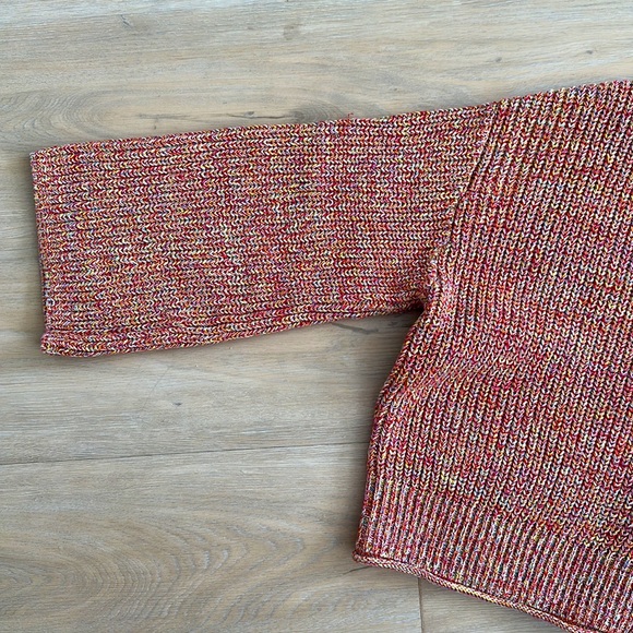 Ghanda cropped multicolour knit cardigan - Picture 4 of 4